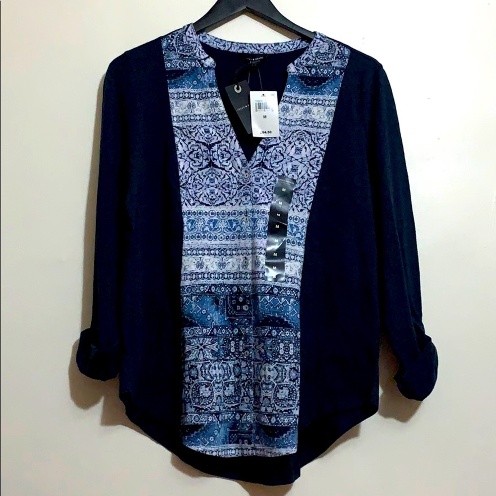 Lucky Brand long Sleeve Medium Top